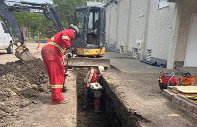 Main Water Break Repair Edmonton